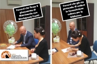 I nubendi Marco Forconi con Mariagrazia Franti