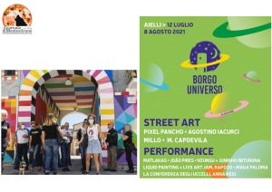 Aielli. Nuovi murales per Borgo Universo