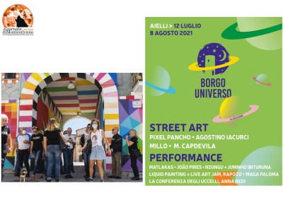 Aielli. Nuovi murales per Borgo Universo