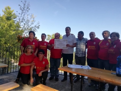 Fossacesia. Pronta a battere il record della tavola topica più lunga del mondo