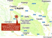 campo felice zona dell'incidente