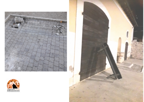 L'Aquila. Vandalismo a Paganica: divelte panchine