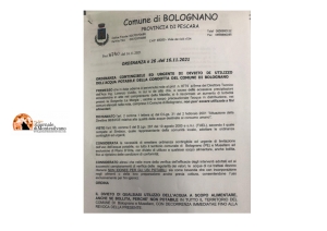 Sorgente La Morgia torbida e non potabile. Bolognano chiede autobotte urgente.