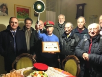 Nella foto soci Acaf con il festeggiato
