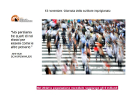 15 Novembre: nel 2022 in questo giorno il mondo contava 8 miliardi di persone.