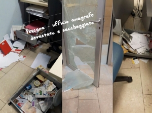 Pescara. Devastati gli uffici dell’Anagrafe.