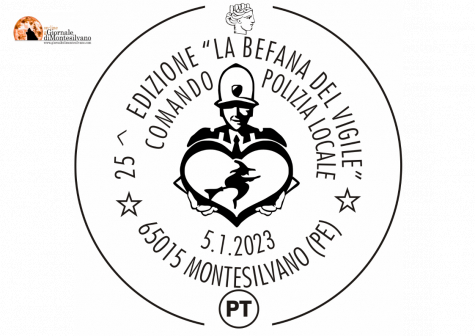 Bollo speciale per la 25esima edizione de “La Befana del Vigile” a Montesilvano
