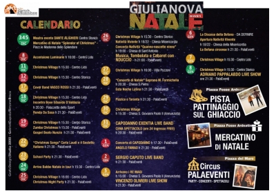 Giulianova/Natale 2021. Musica, intrattenimento, sport e svago