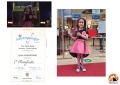 Alexia a Sanremo e l'attestato prima classificata